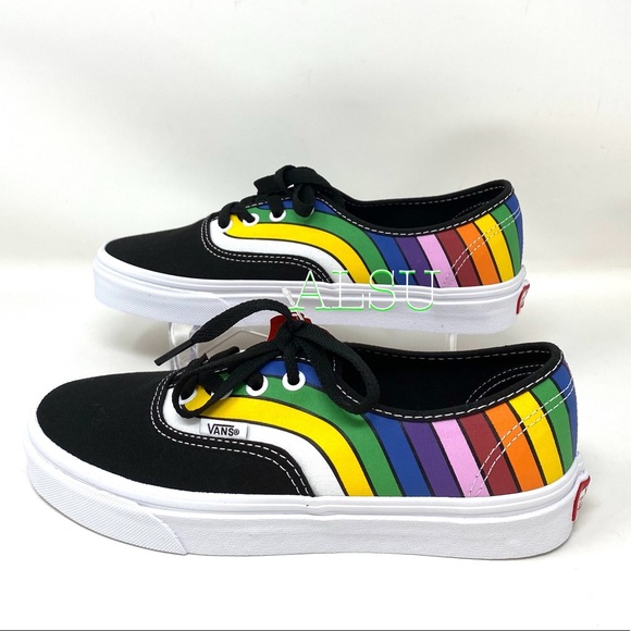 đź’–MEGA SALEđź’–VANS Refract Canvas Multi Womens Sneakers Pride LGBTQ VN0A2Z5IWN7 - Picture 6 of 10